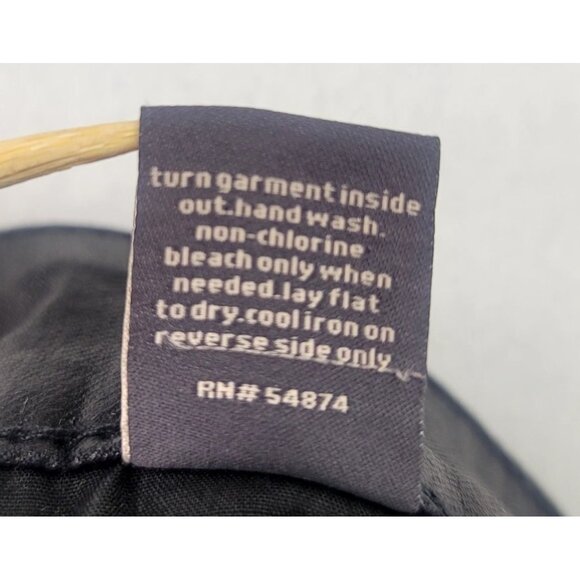 The Limited Denim Skinny Jeans Black Metallic Finish Size 8R New - Picture 7 of 10